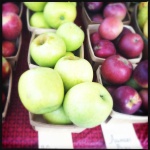 Apple orchard harvest